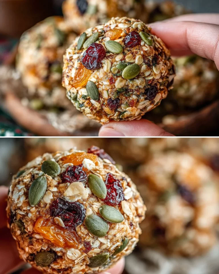 Delicious energy-packed breakfast oat cookies on a wooden table.