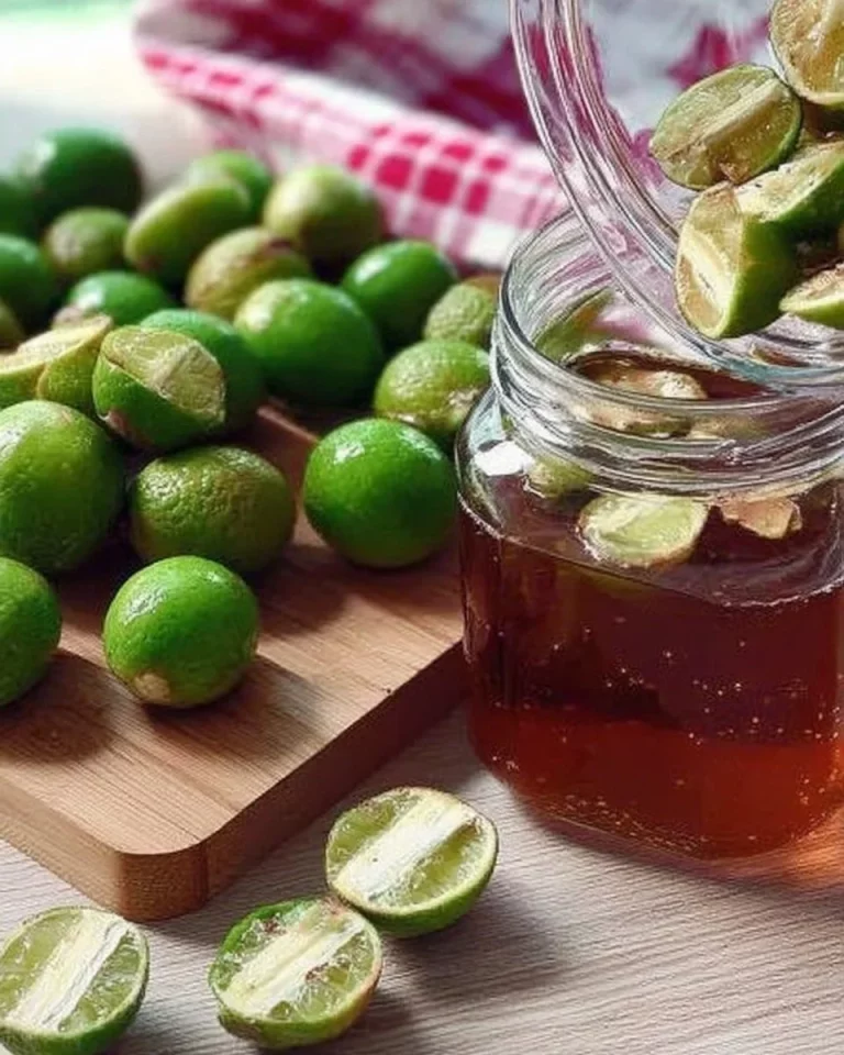 Jar of green walnut honey for health benefits and natural remedies