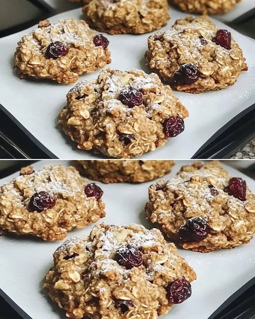 Healthy dessert cookies made with wholesome ingredients for guilt-free indulgence.