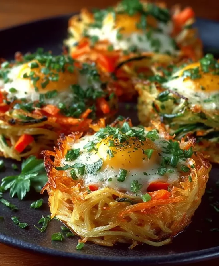 Restaurant-Style Vegetable Nest