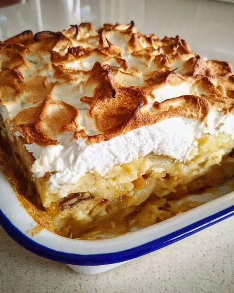 Delicious Potato Cake layered with cottage cheese and egg whites