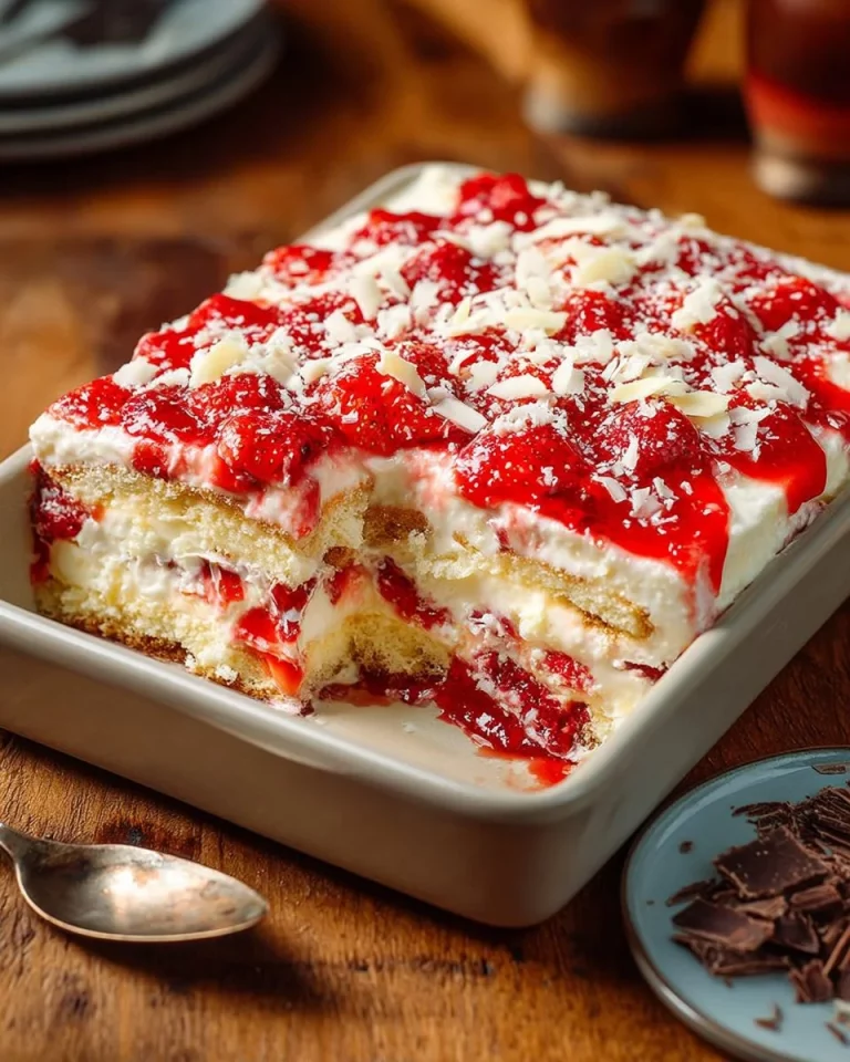 Delicious Spaghetti Ice Cream Tiramisu dessert presented in a unique style.