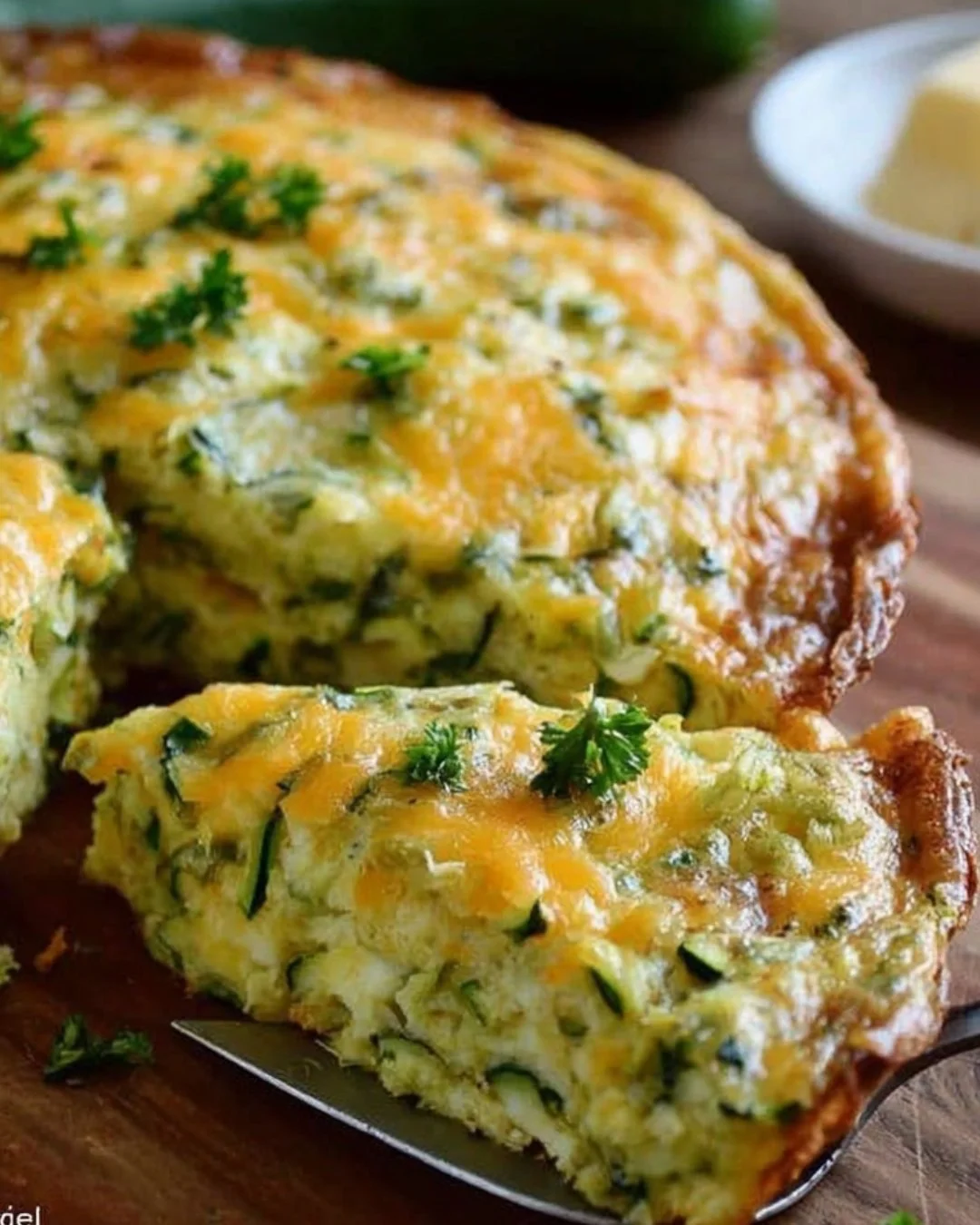 Delicious zucchini pie quiche, a perfect keto treat for healthy eating enthusiasts.
