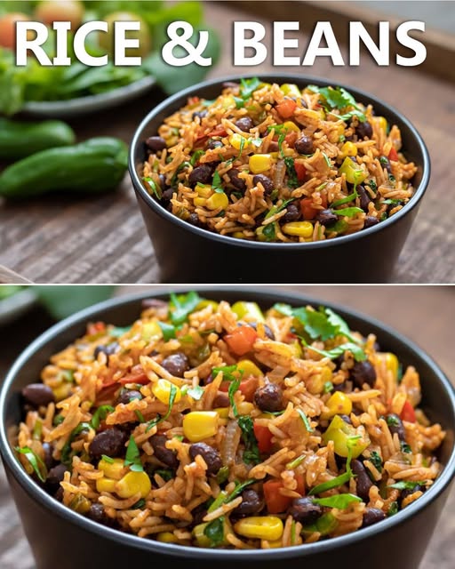 Mexican Inspired Rice and Beans Recipe