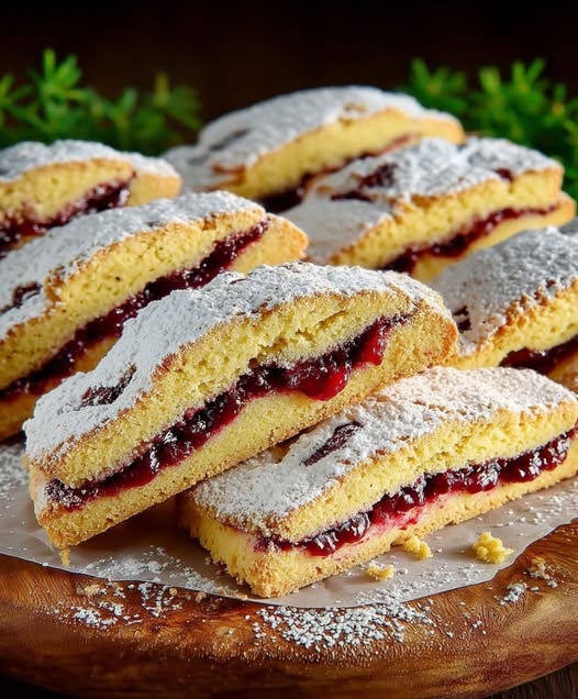 Crumbly Jam Cookies
