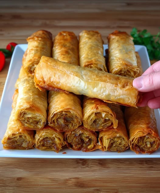 Homemade Eggplant Börek