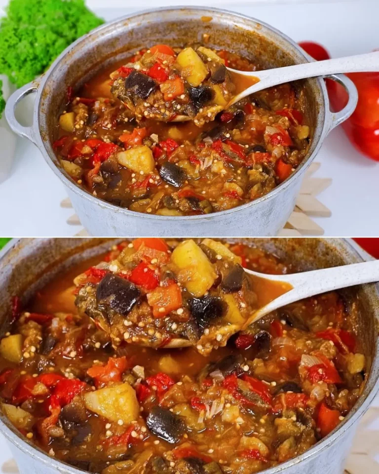 Hearty Bulgarian-Style Eggplant Stew