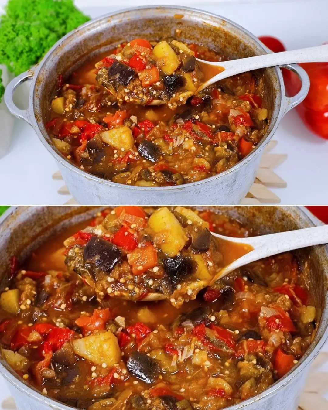 Hearty Bulgarian-Style Eggplant Stew