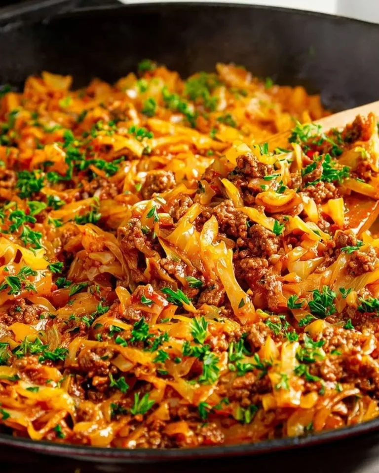 Cabbage and Ground Beef