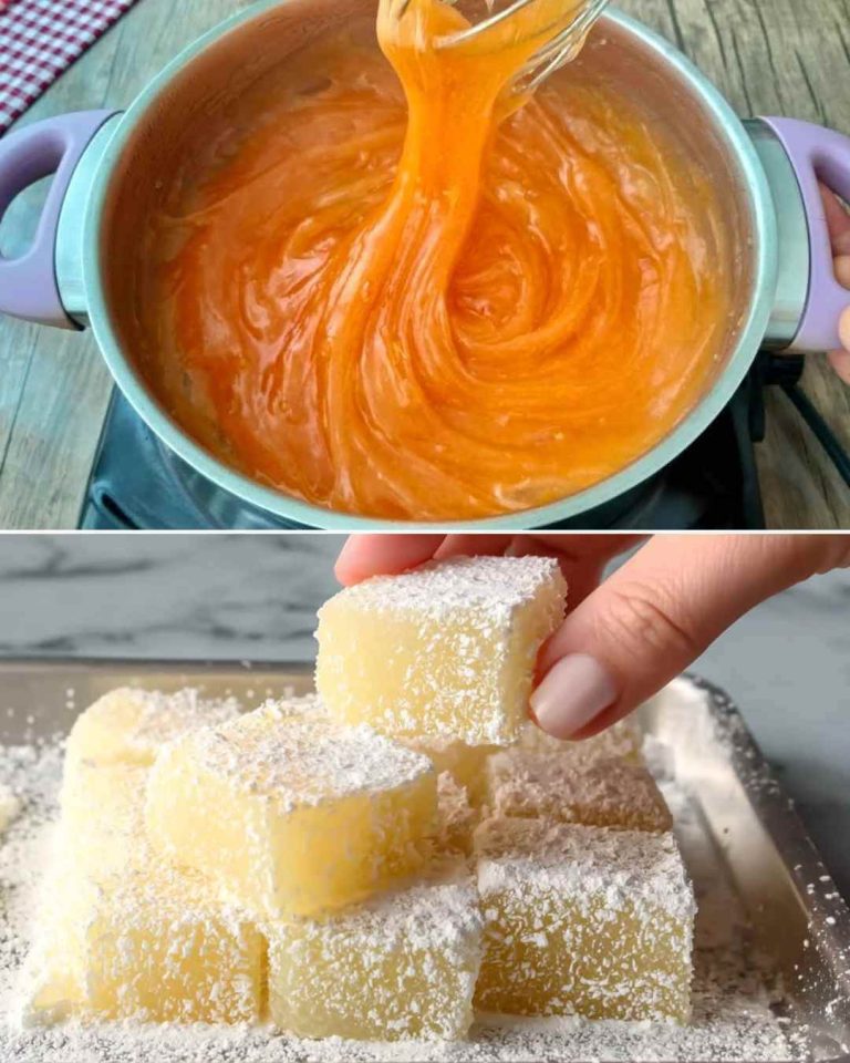 Homemade Melon Turkish Delight