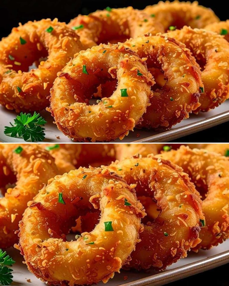 Crispy Chicken Ring Donuts with Creamy Mashed Potatoes
