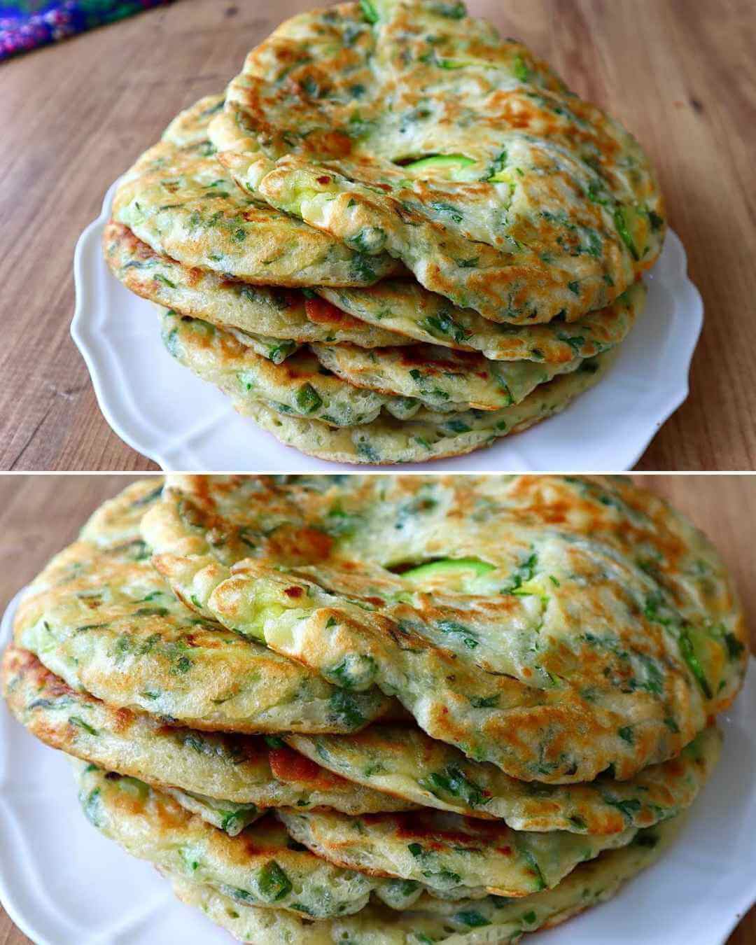Fluffy Zucchini Pancakes