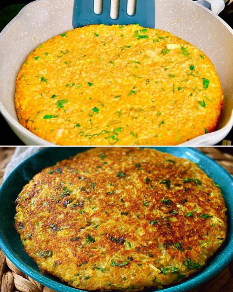 Savory Cabbage Lentil Pancake