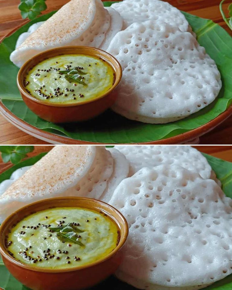 Soft and Fluffy Coconut Dosa