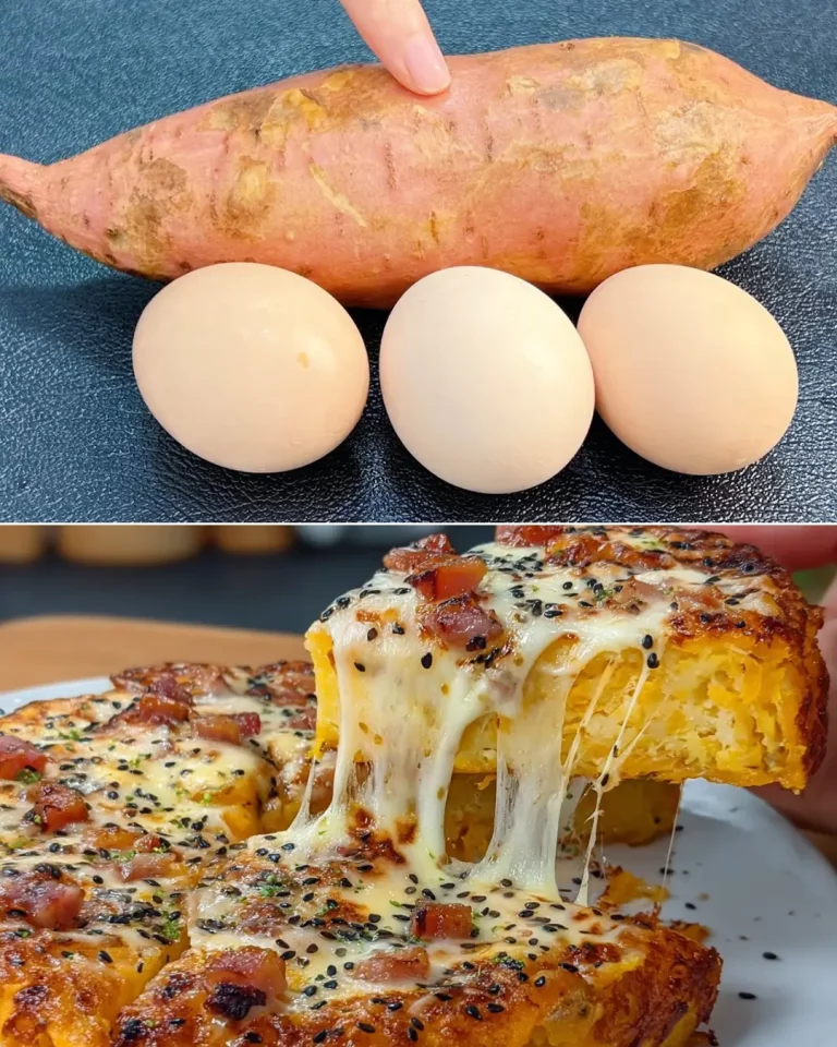 Sweet Potato Cheese Pancake