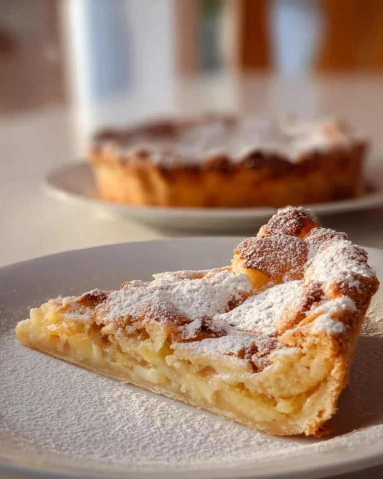 Slice of moist and delicious almond cake with decorative almonds on top