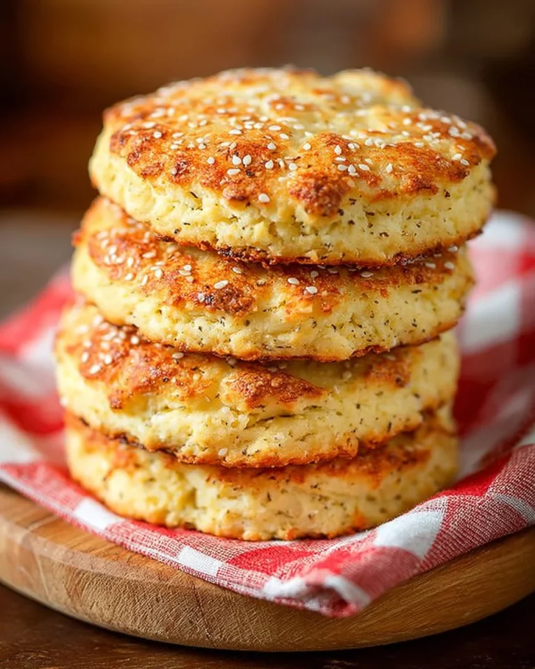 Homemade cauliflower bread buns on a wooden table