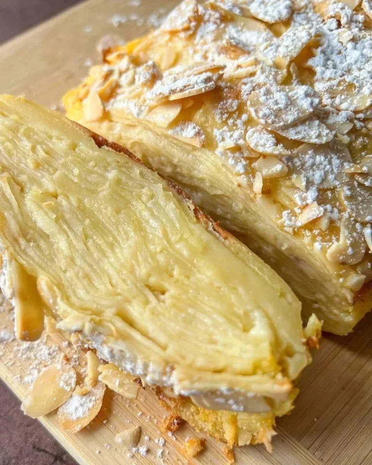 Delicious Invisible Apple Cake with fresh apple slices and spices