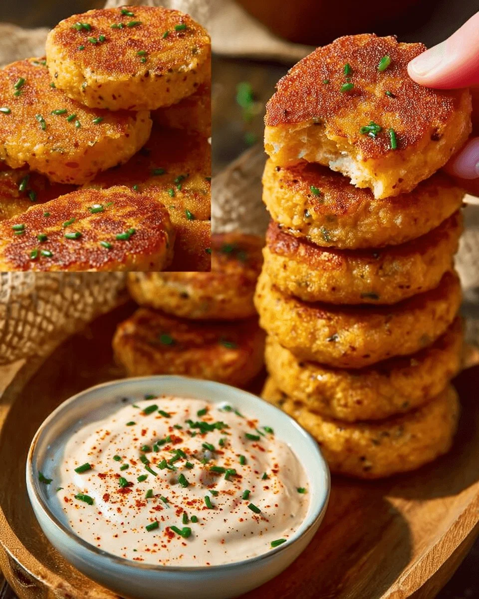 Homemade lentil patties served on a plate with fresh greens