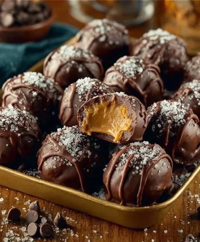 Delicious no-bake peanut butter balls on a plate ready to enjoy