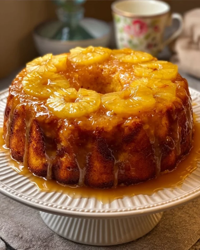 Delicious homemade Pineapple Pound Cake sliced and served on a plate