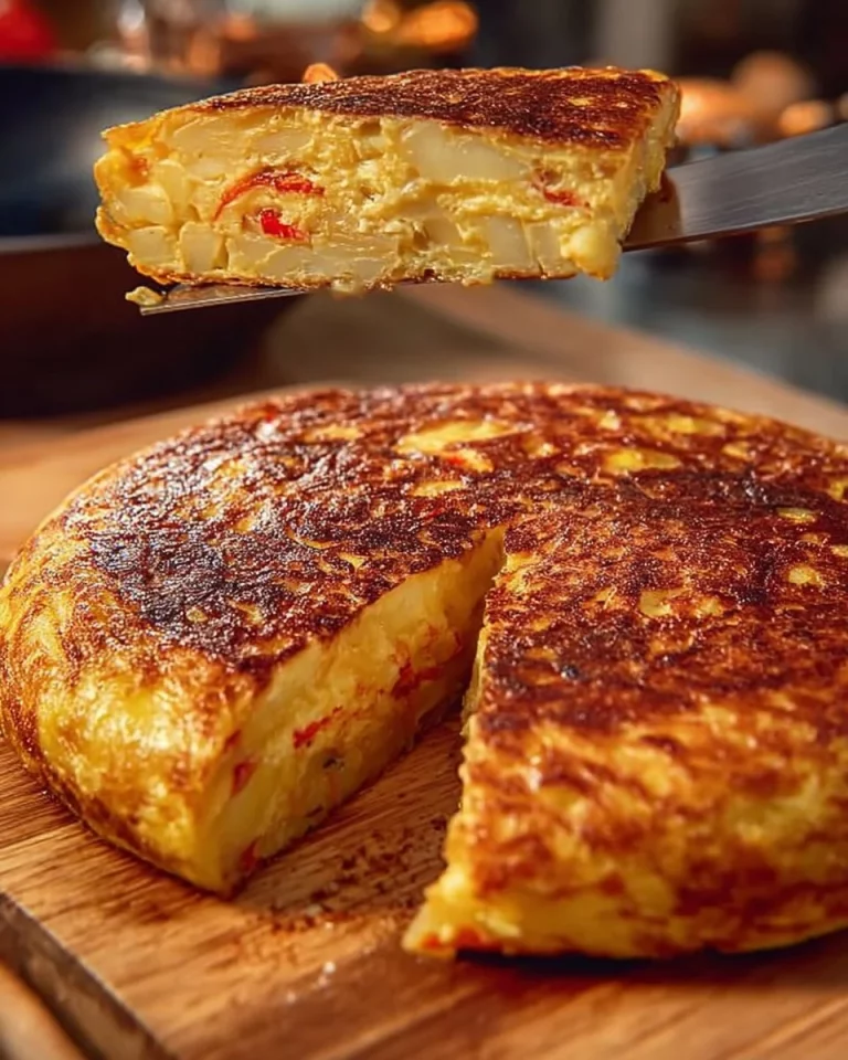 Deliciously baked Potato Cake topped with herbs and spices