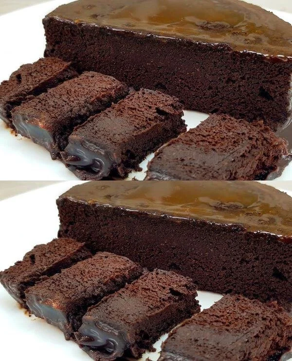 Delicious sugar and flour-free chocolate cake slice on a plate