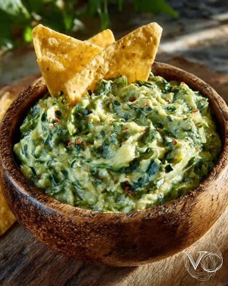 Zucchini, coriander, and lime guacamole in a bowl with tortilla chips