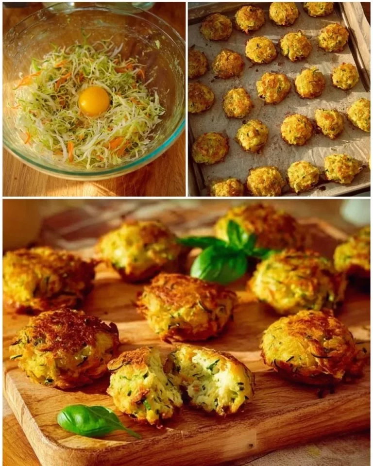 Delicious zucchini meatballs served in a bowl with fresh herbs and sauce
