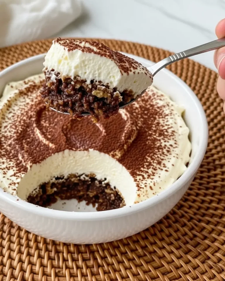Sugar-Free Oatmeal Tiramisu - Healthy No-Bake Dessert