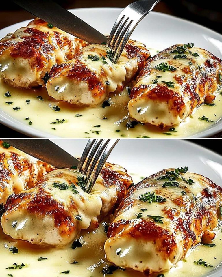 Cheesy Mushroom Stuffed Chicken Rolls with Herb Rice