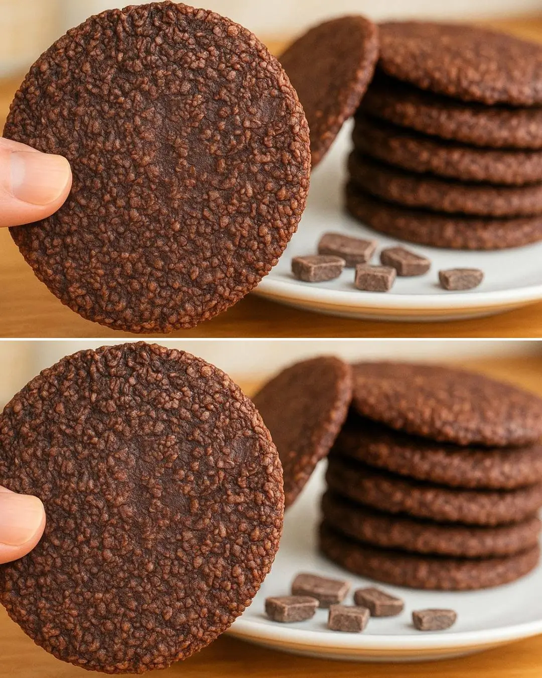 2-Ingredient Chocolate Coconut Breakfast Cakes