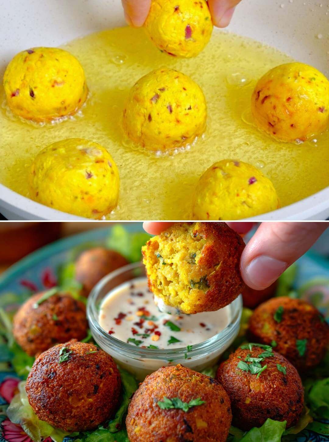 Crispy Lentil Fritters with Coconut