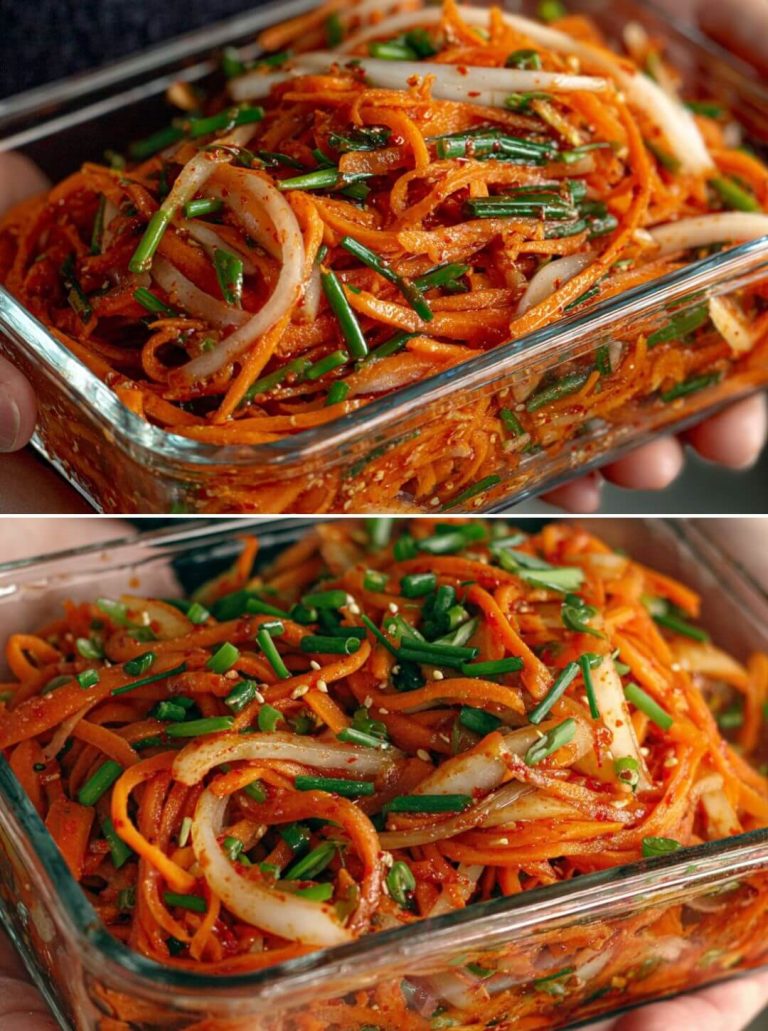 Heart-Healthy Korean Carrot Kimchi