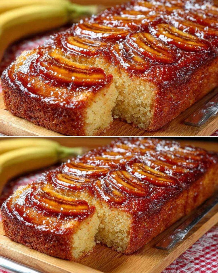 Brazilian Caramelized Banana Cake