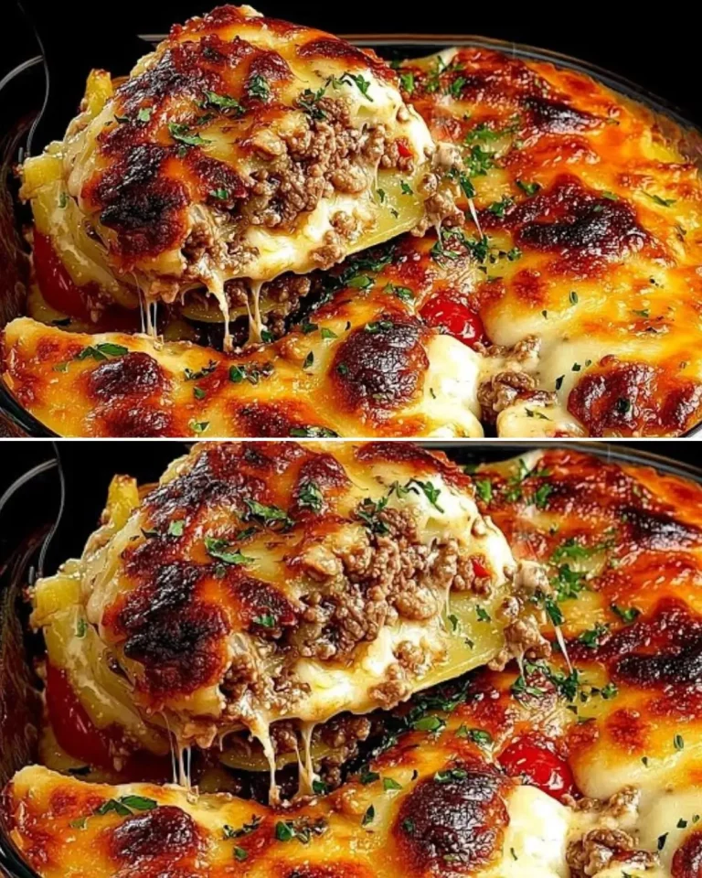 German-Style Potato and Ground Beef Casserole