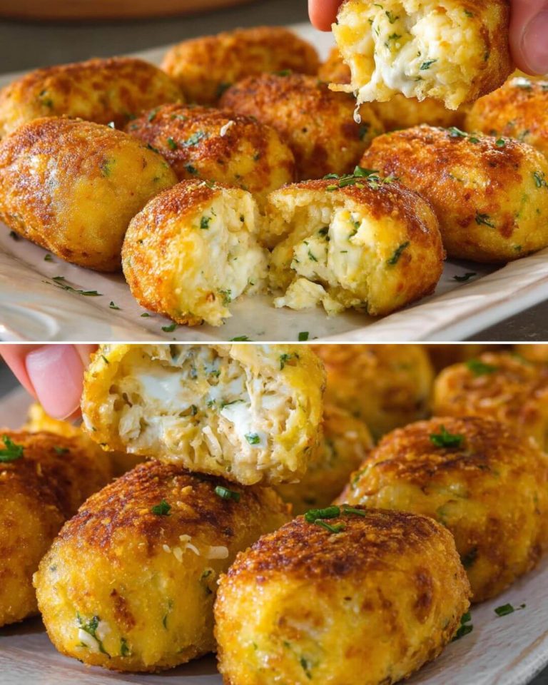 Crispy Cassava Chicken Croquettes