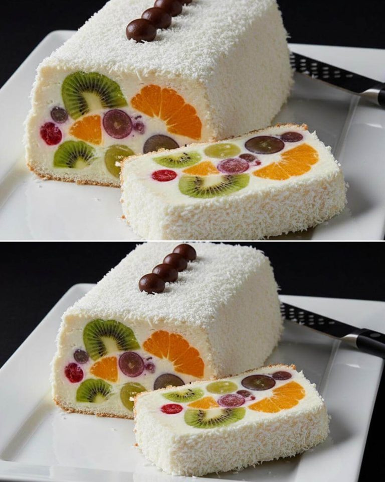 No-Bake Fruit Mosaic Dessert