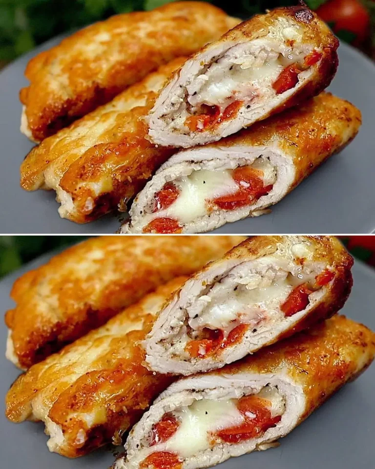 Stuffed Chicken Breast with Mozzarella and Sun-Dried Tomatoes