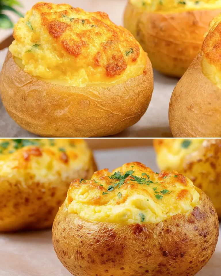 Flourless Puffed Potatoes with Parmesan