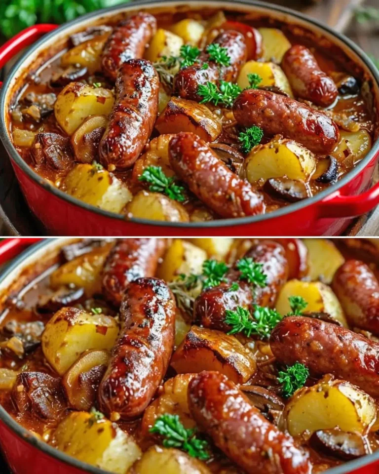 Irresistible Sausage and Potato Bake
