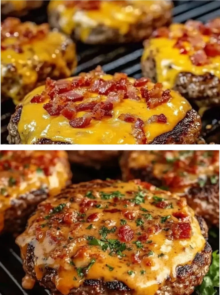 Delicious Crack Burgers served with toppings and sides