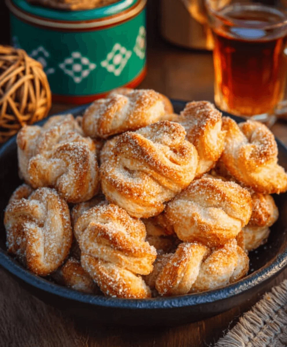 Delicious homemade curd cookies on a plate, perfect for snacking.