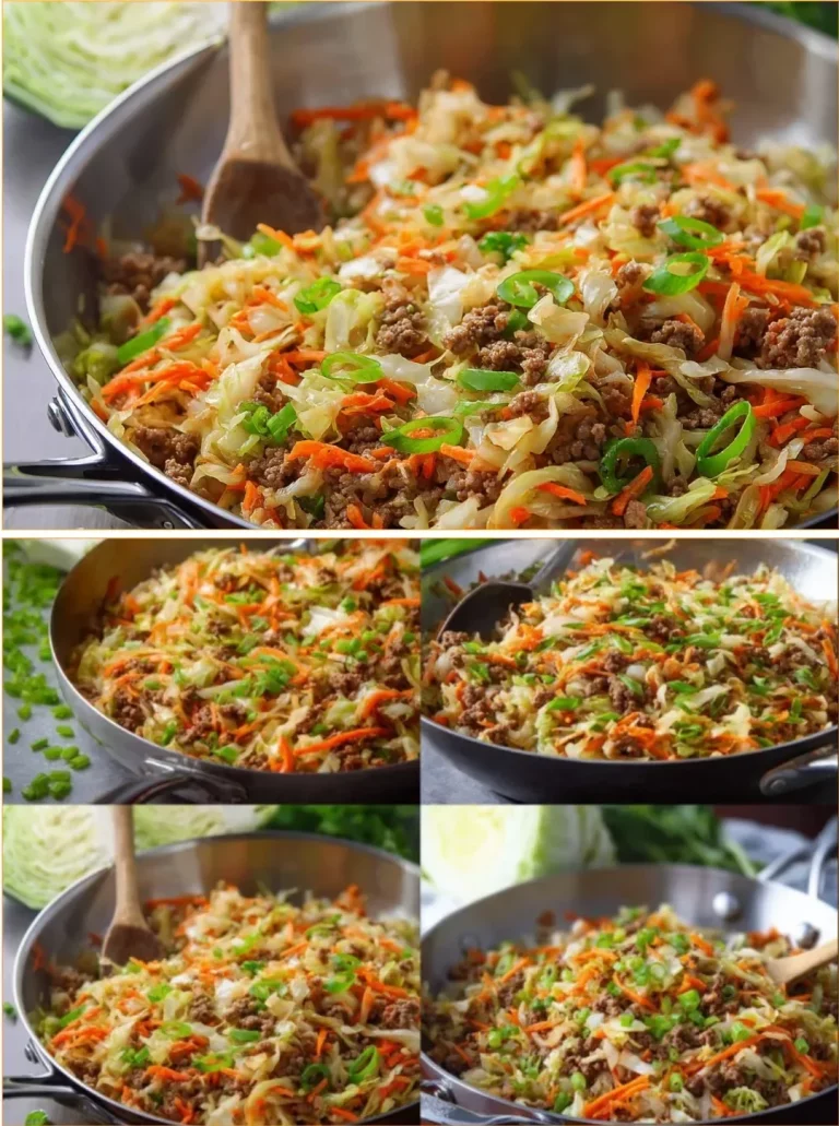 Delicious egg roll in a bowl served with fresh vegetables and sauce