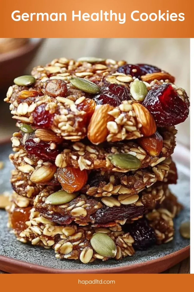 Assorted German healthy cookies on a wooden table with natural ingredients