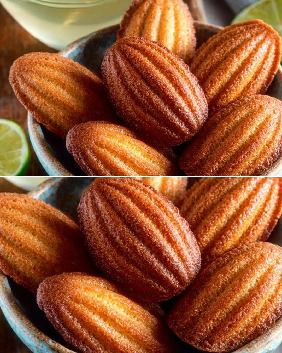 Freshly baked Honey Almond Cookies on a cooling rack