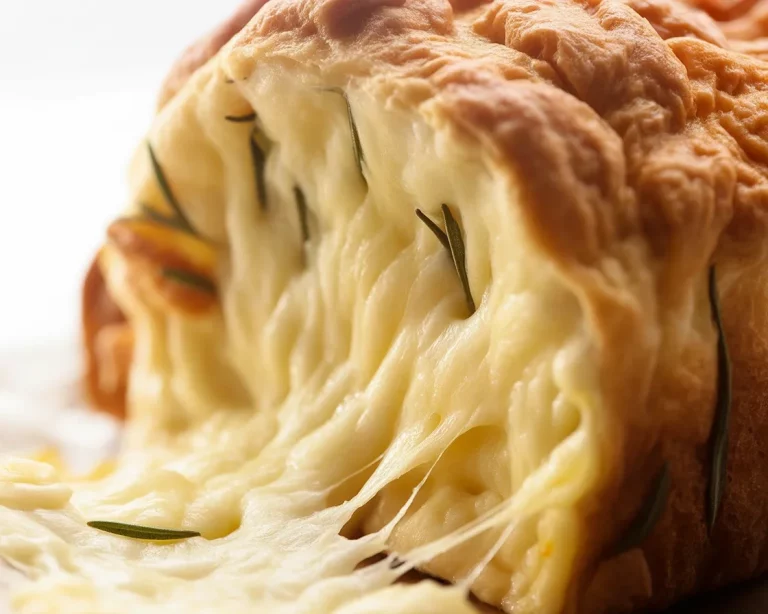 Delicious herbed garlic pull apart bread with cheese and fresh herbs baked to perfection.