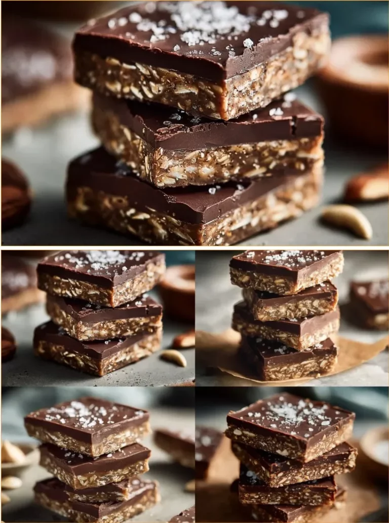 Sea Salt Cashew Butter Chocolate Protein Bars for a healthy snack
