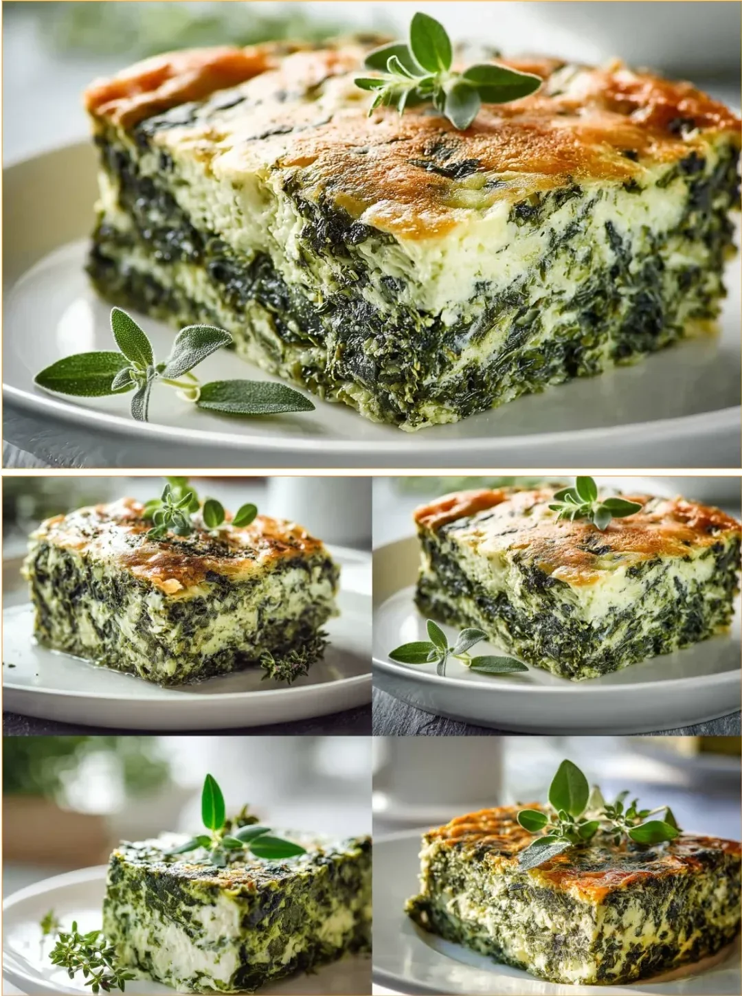 Delicious spinach casserole in a baking dish, perfect for family meals.