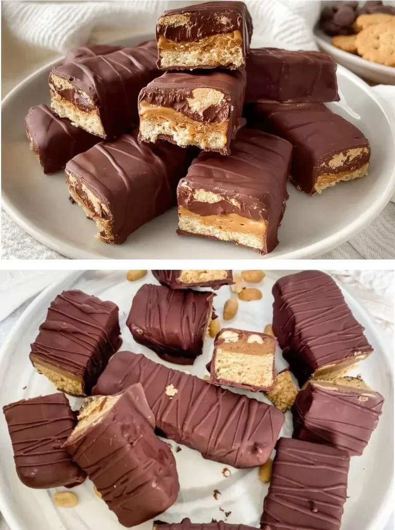 Delicious Vegan Snickers Bars made with plant-based ingredients